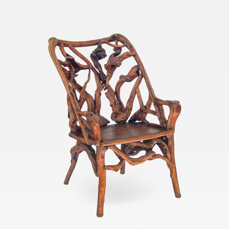 Root Wood Arm Chair