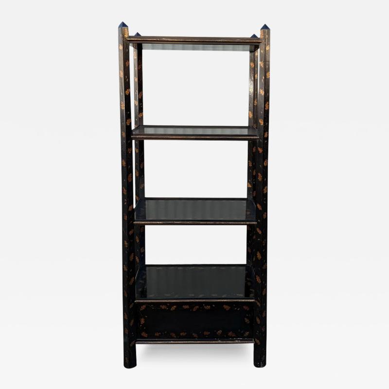 Rose Tarlow Rose Tarlow Melrose House Black Gold Chinoiserie Etagere