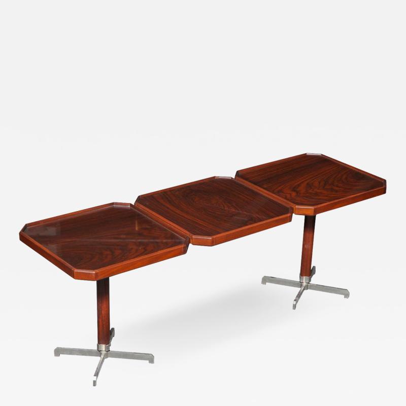 Rosewood Cocktail Table Made in Italy in 1960