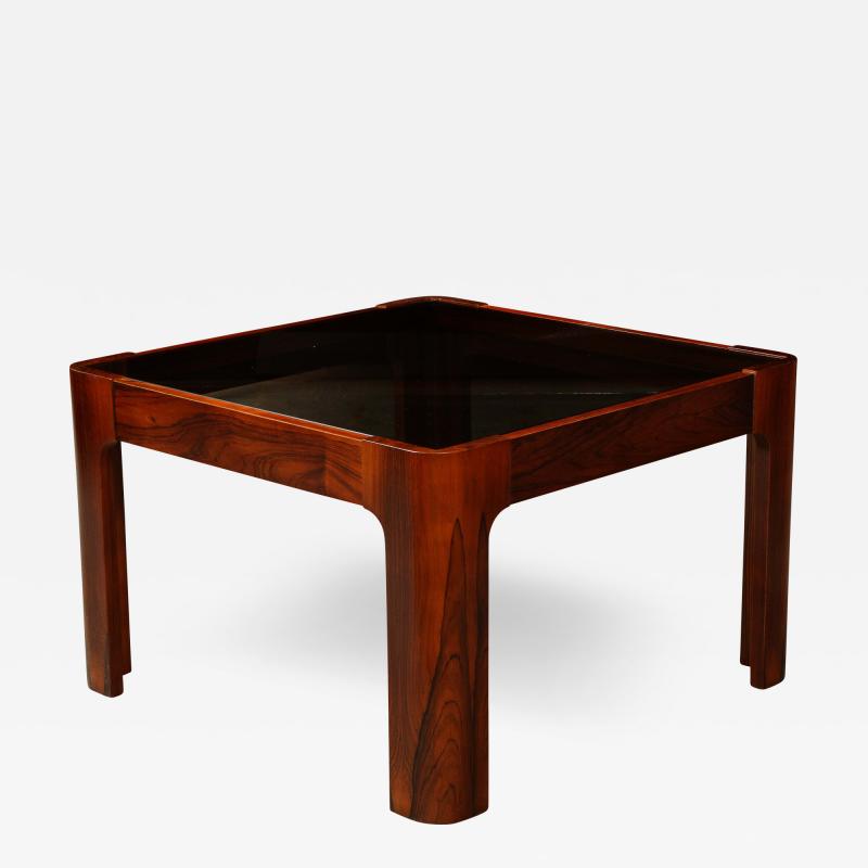 Rosewood square side table