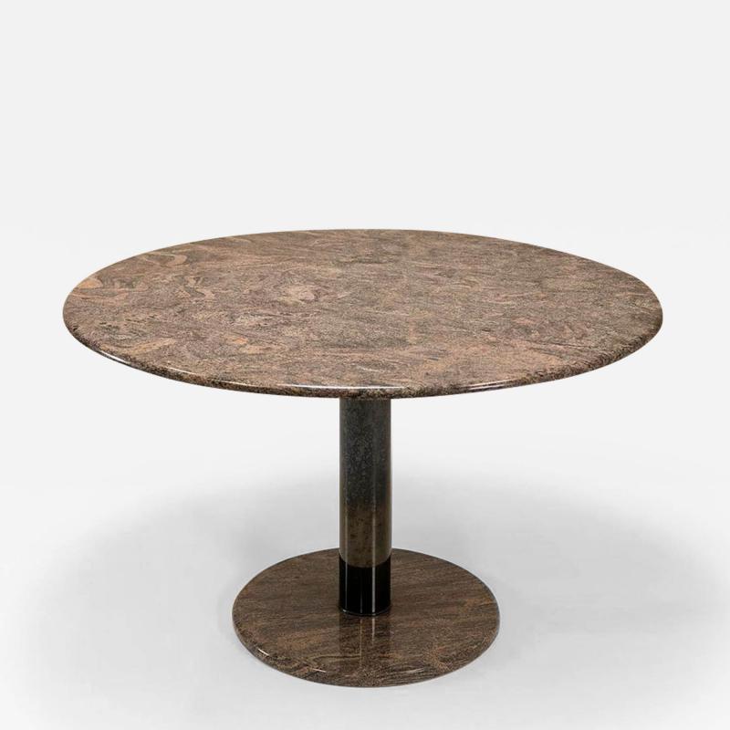 Round Marble Dining Table Italy 1970s
