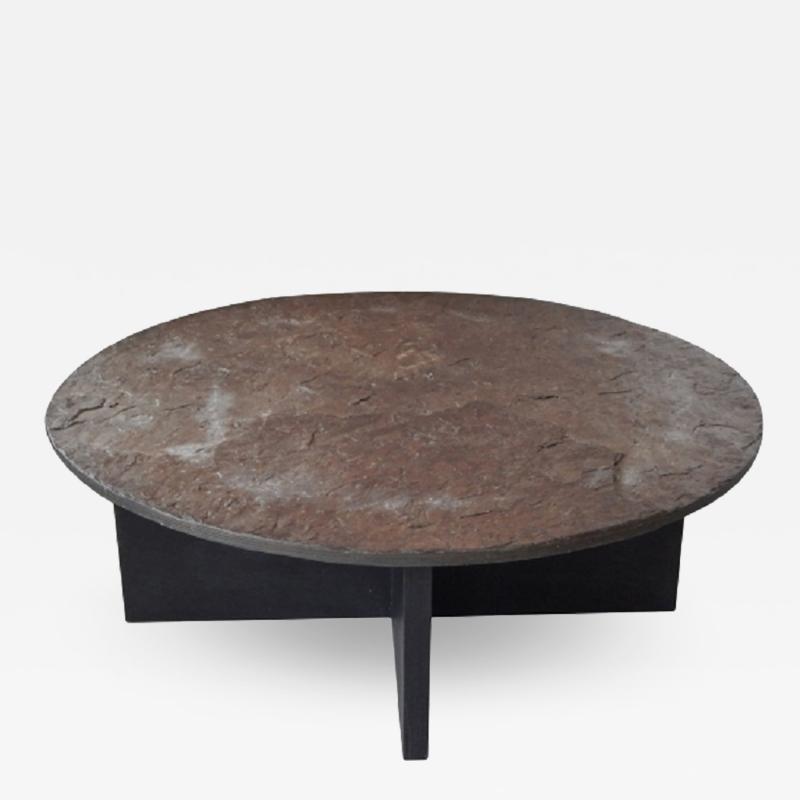 Round Slate Coffee Table