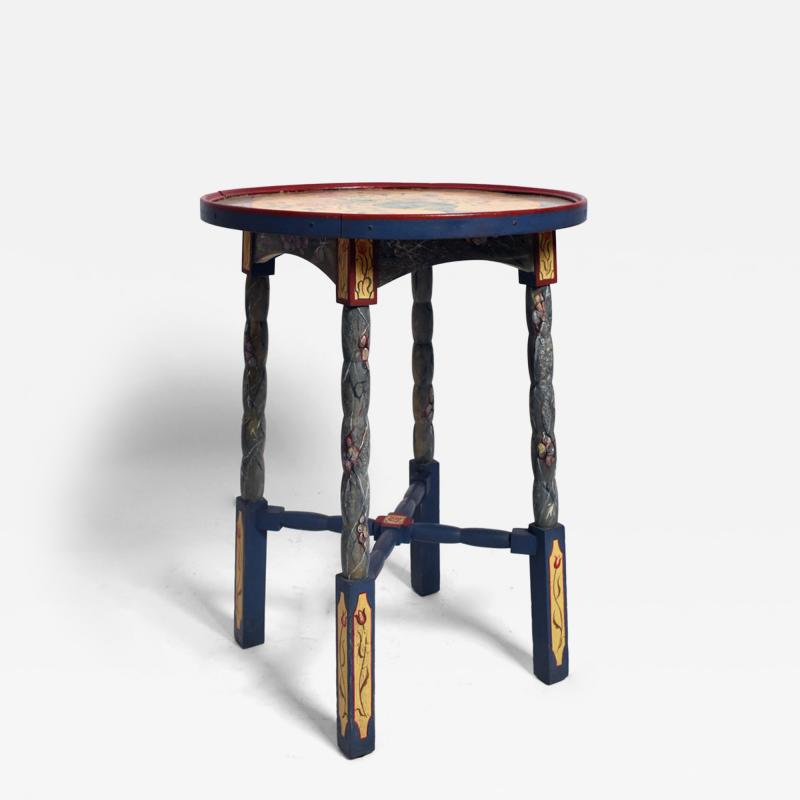 Round pedestal table 1960s 