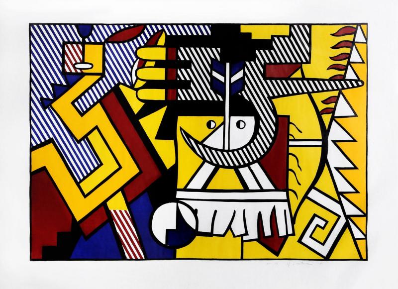 Roy Lichtenstein American Indian Theme VI C 165 