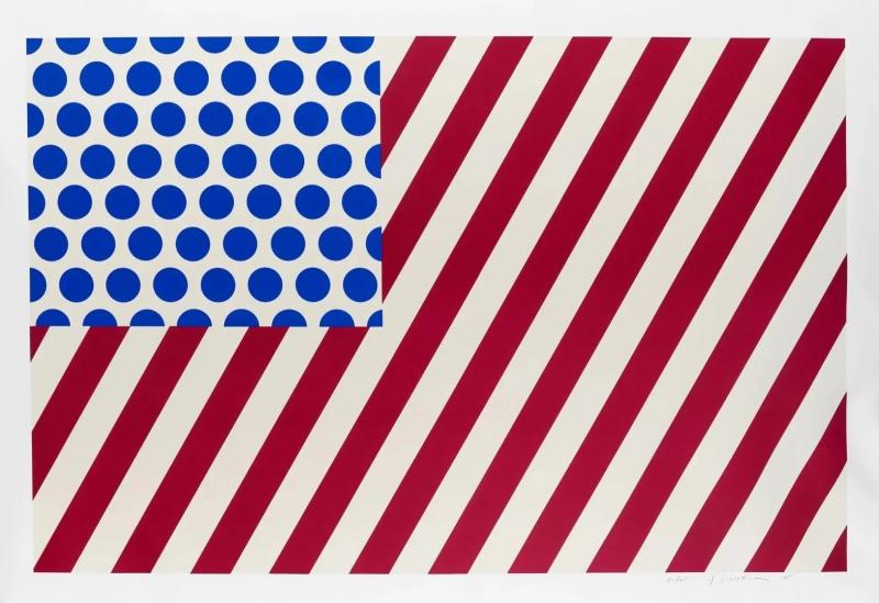 Roy Lichtenstein Forms in Space Corlett 217 1985