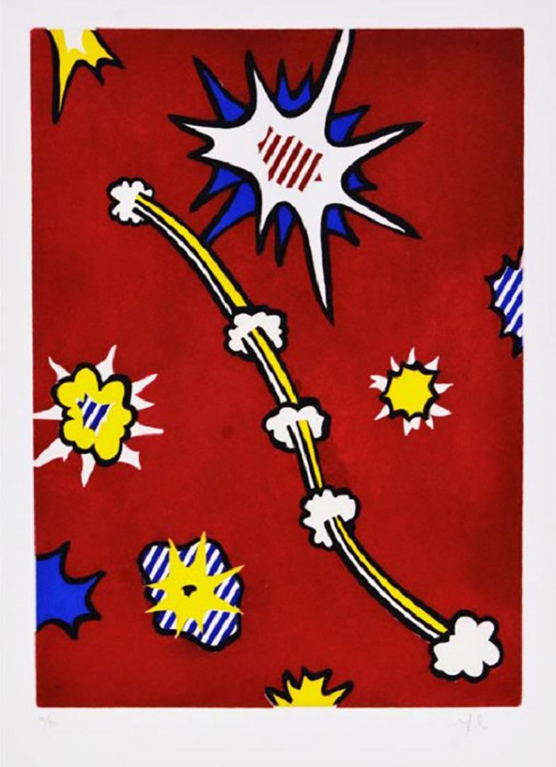 Roy Lichtenstein Illustration for De Denver au Montana D par by ROY LICHTENSTEIN