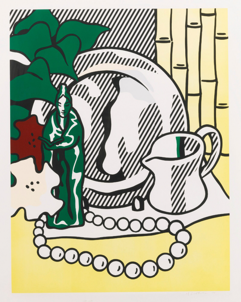 Roy Lichtenstein Still Life with Figurine 1974