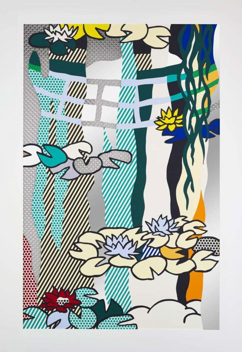 Roy Lichtenstein Water Lilies with Japanese Bridge 1992