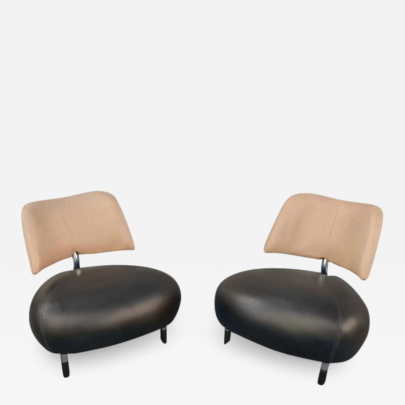 Roy de Scheemaker Pallone Lounge Chairs Pair by Roy de Scheemaker for Leolux