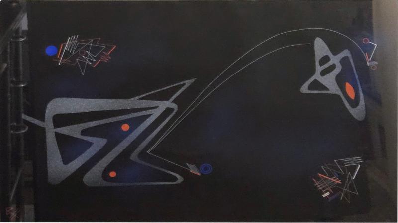 Rudolf Von Huhn Rudolf von Huhn Cadence No 1 1955 Gouache Corcoran Exhibited