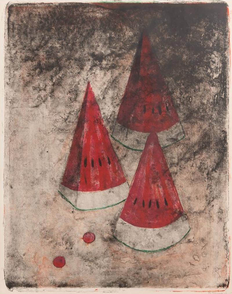 Rufino Tamayo Rufino Tamayo Watermelon Lithograph Sandia no 2 Mexico 1969