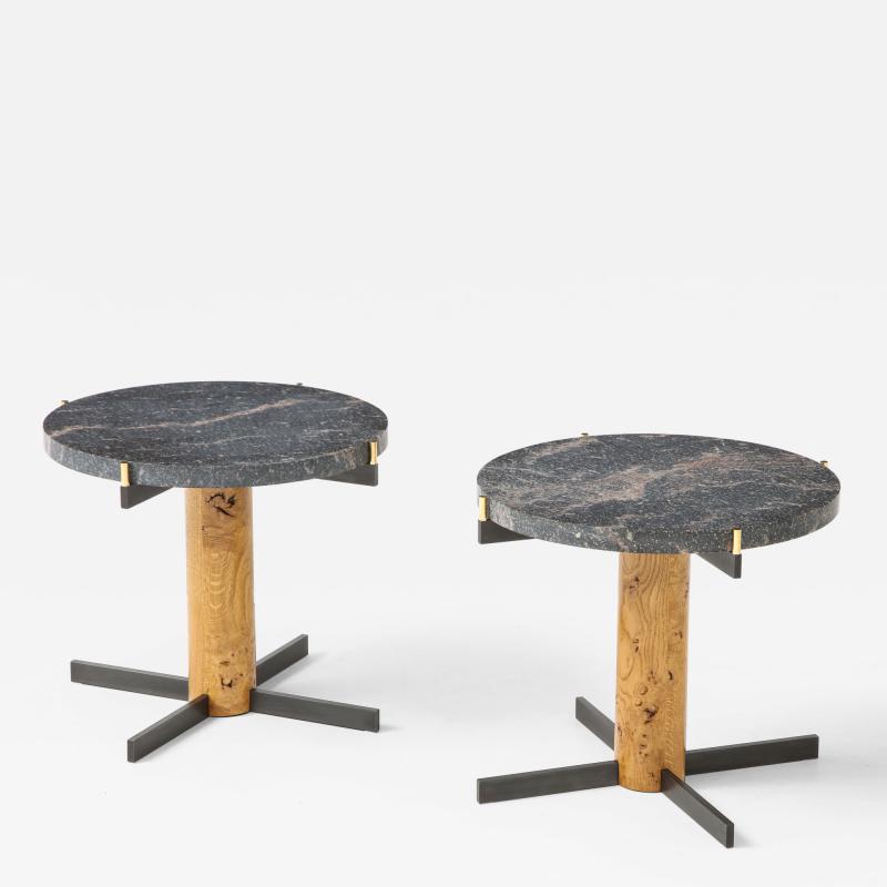Rune Bruun Johansen Pair of R B Johansen Side Tables circa 2000s