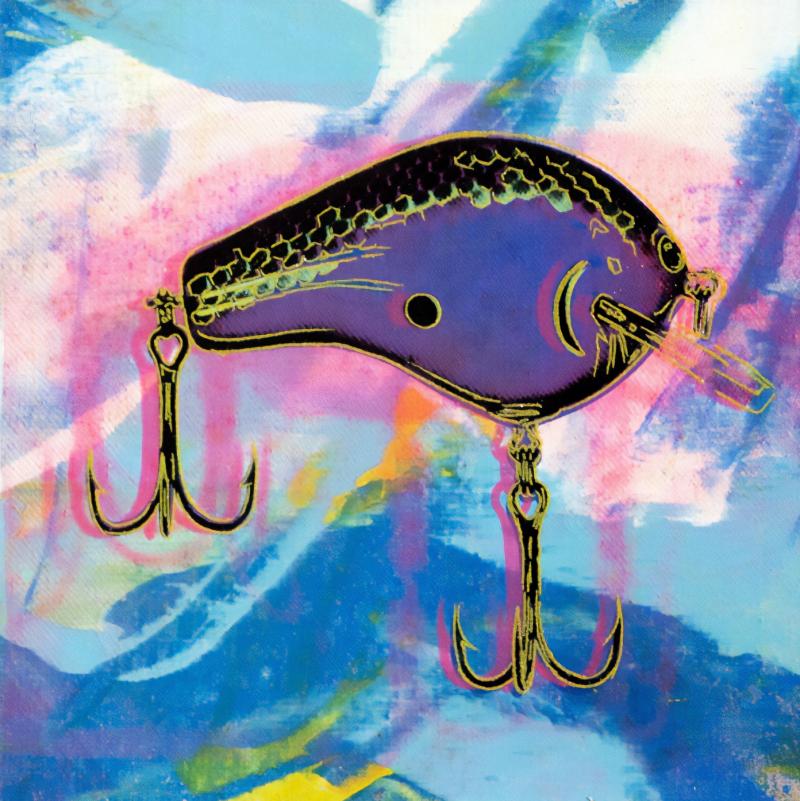 Rupert Jasen Smith Fishing Lure on Gold III Purple 