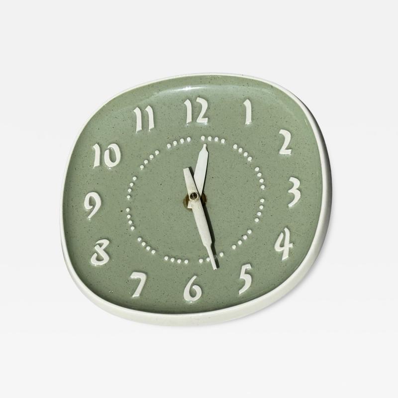 Russel Wright MID CENTURY CERAMIC CLOCK BY RUSSEL WRIGHT