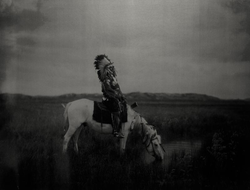 Russell Young Badlands Cheyenne Chief Badlands Silver Storm