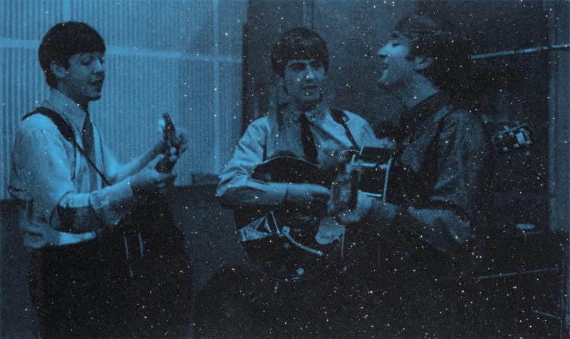 Russell Young Beatlemania Forever Blue 