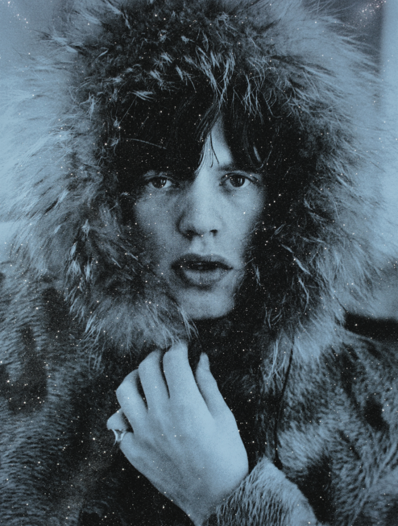 Russell Young Mick Jagger Devil Blue 