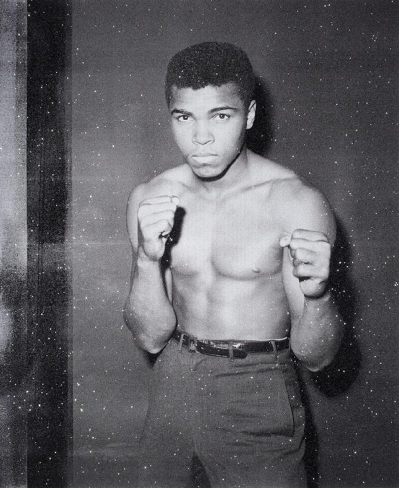 Russell Young Muhammad Ali Float Like a Butterfly Butterfly White
