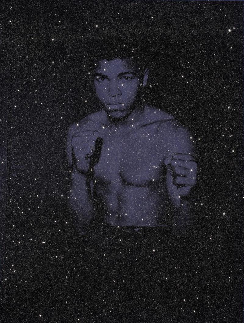 Russell Young Muhammad Ali The Greatest Violet