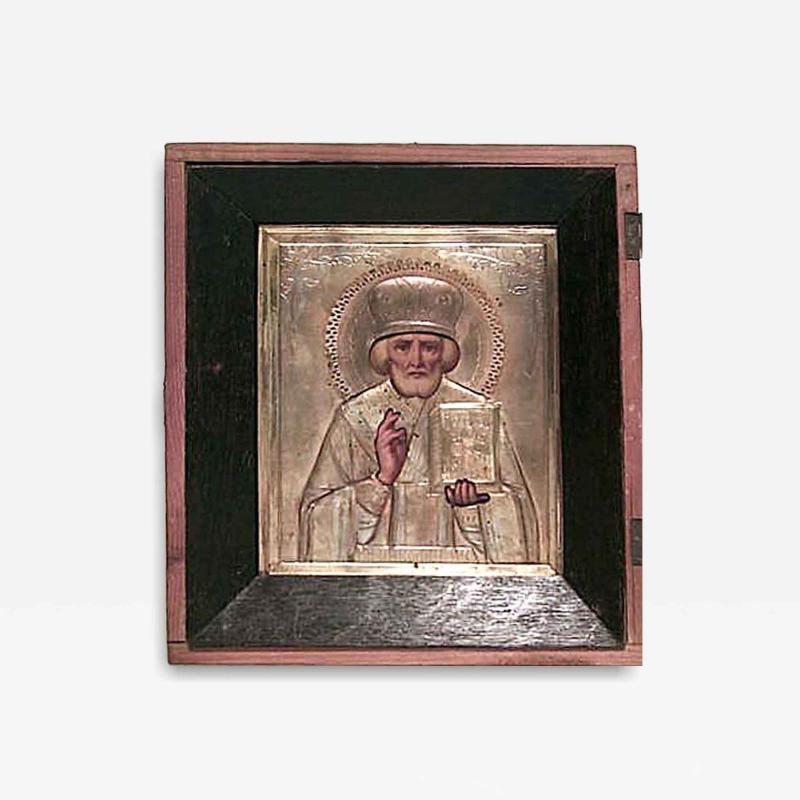 Russian Gilt Religious Icon