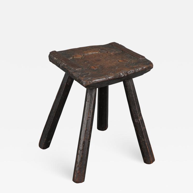 Rustic 18th Century Stool