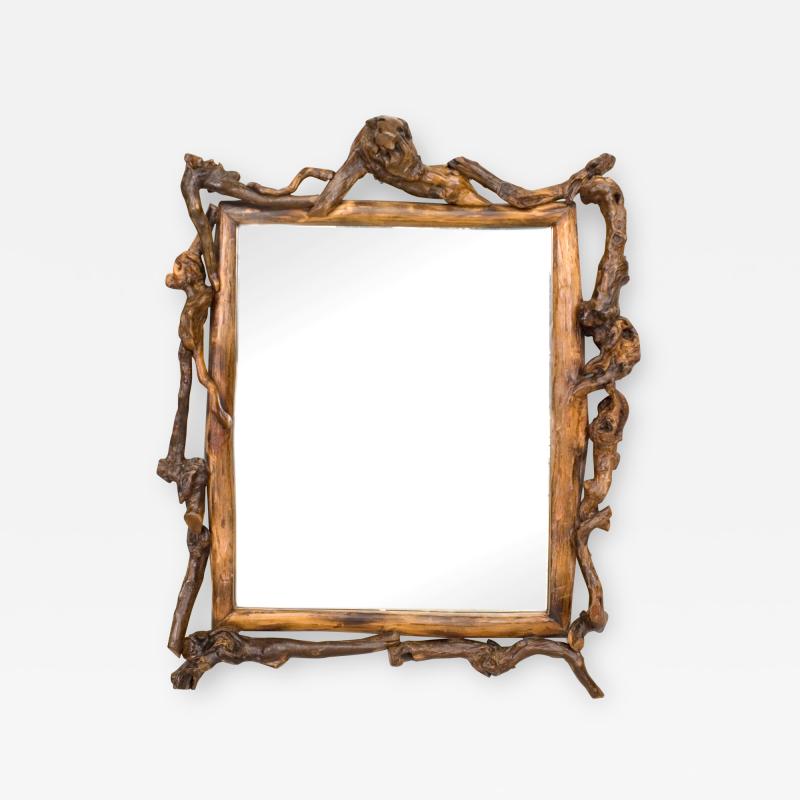 Rustic Adirondack Root Wall Mirror