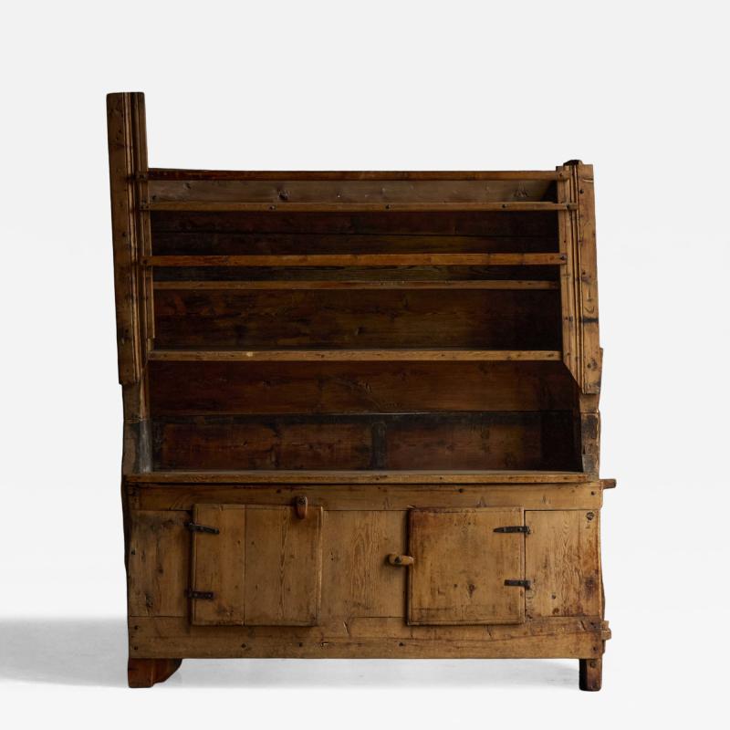Rustic Art Populaire Pine Dresser France 19th Century