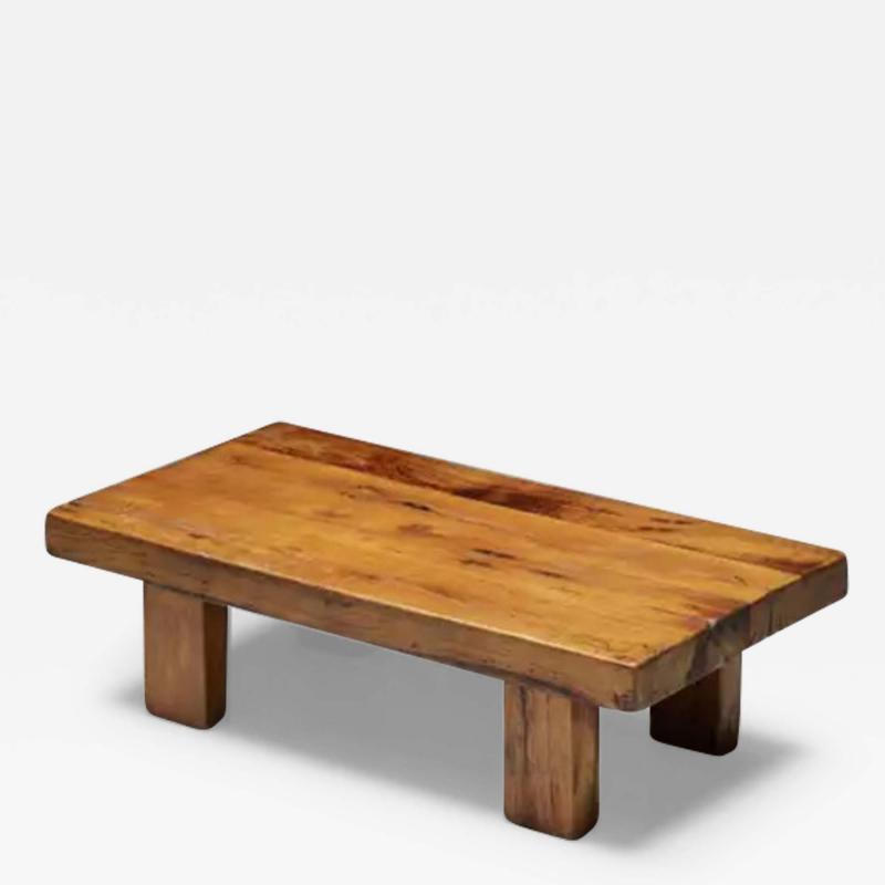 Rustic Artisan Coffee Table France 1950s