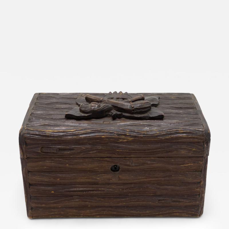 Rustic Black Forest Humidor Box