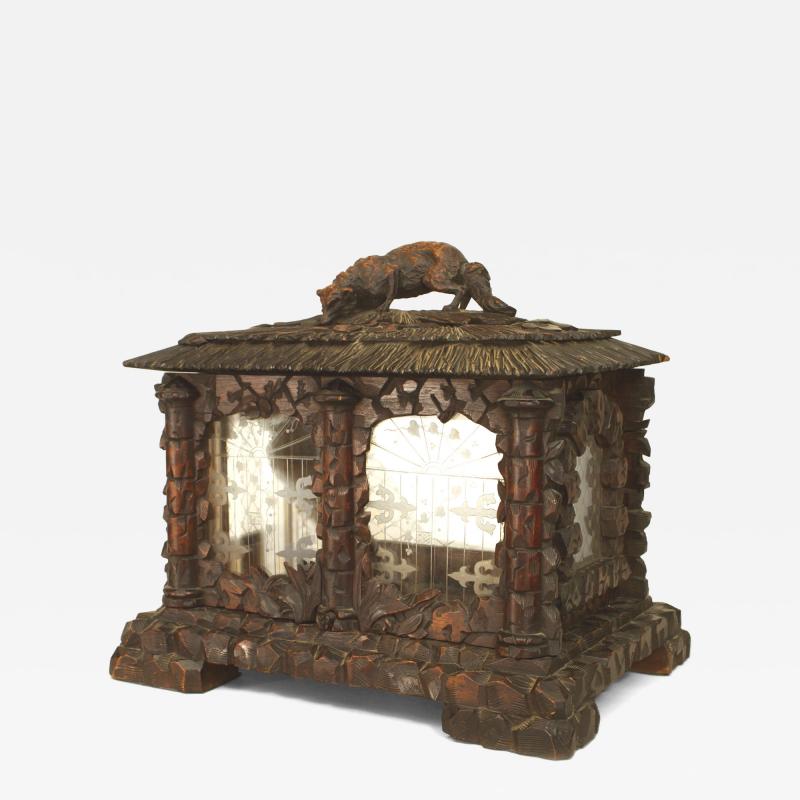 Rustic Black Forest Walnut Display Box