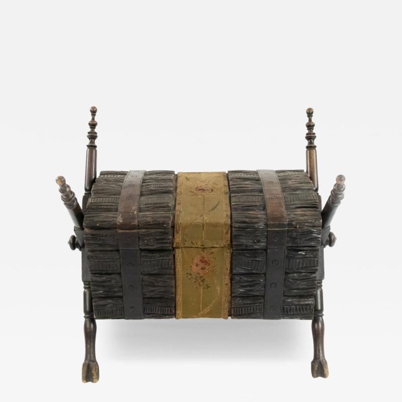 Rustic Black Forest Walnut Trunk