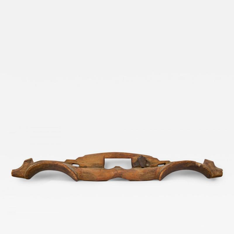 Rustic Country Carved Wooden Yoke