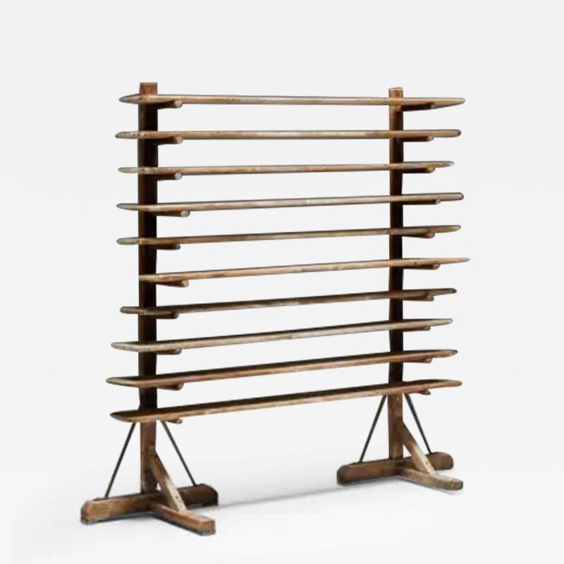 Rustic Folk Art Bakery Rack France 19th Century