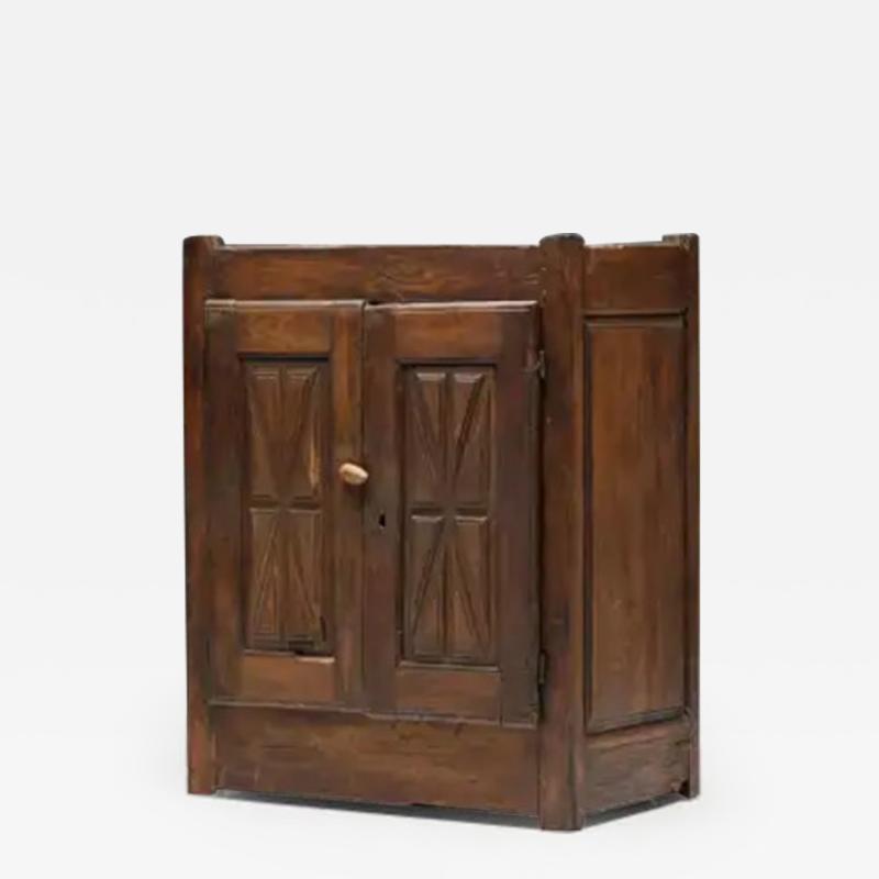 Rustic Folk Art Cupboard France 19th Century