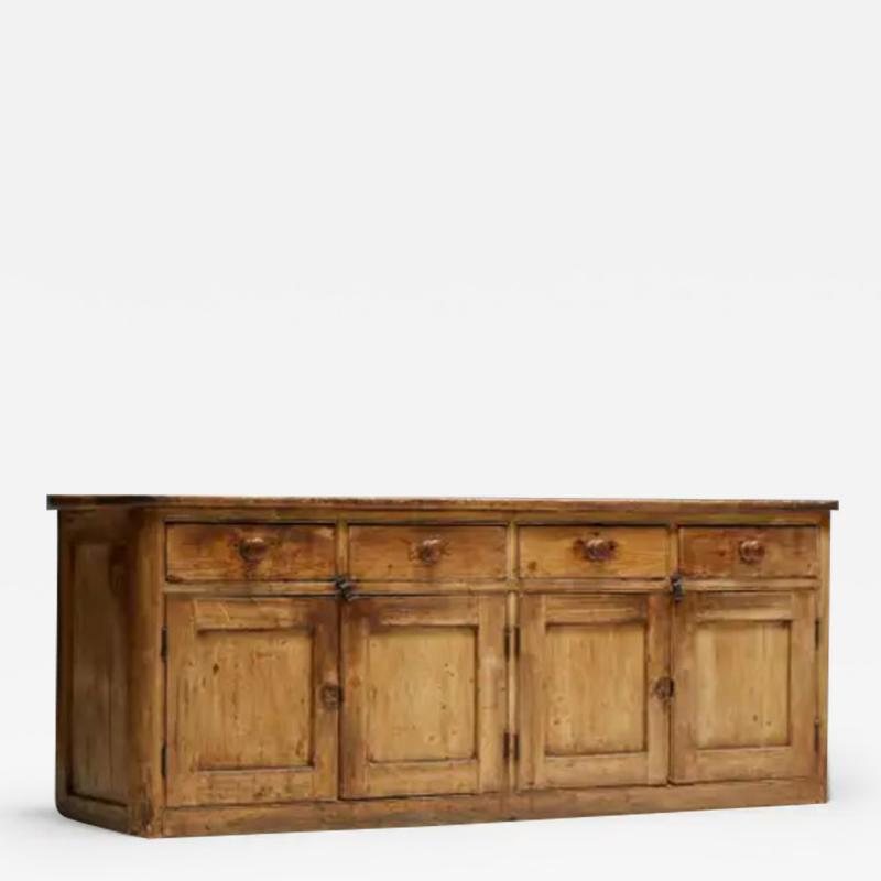 Rustic Folk Art Sideboard France 19th Century