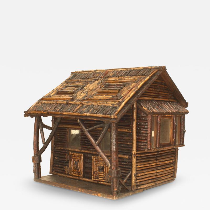 Rustic Log Cabin Model