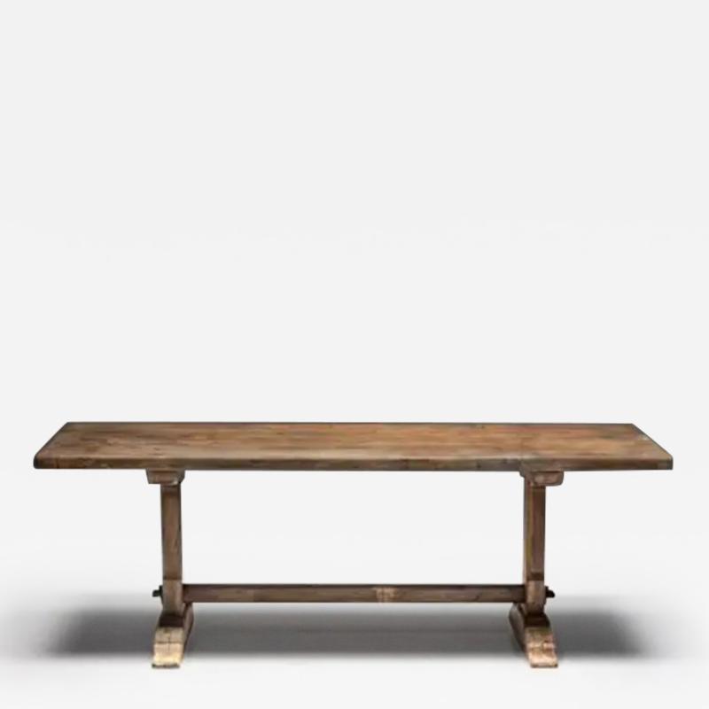 Rustic Primitive Dining Table France Early 20th Century