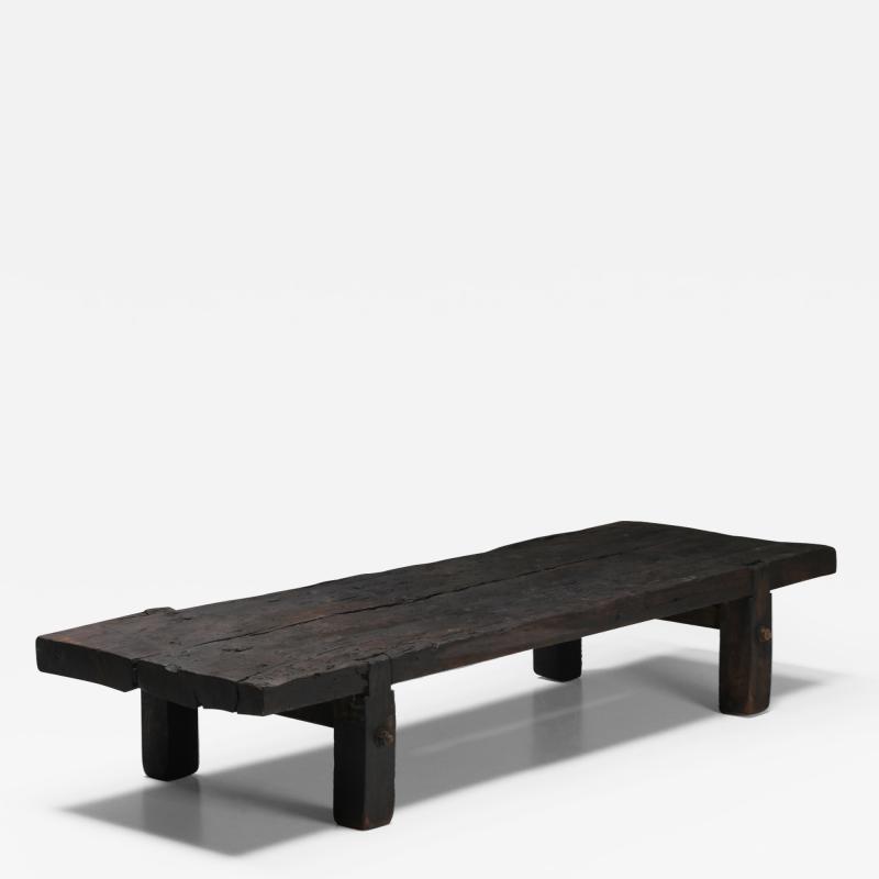 Rustic Rectangle Coffee Table 1940s