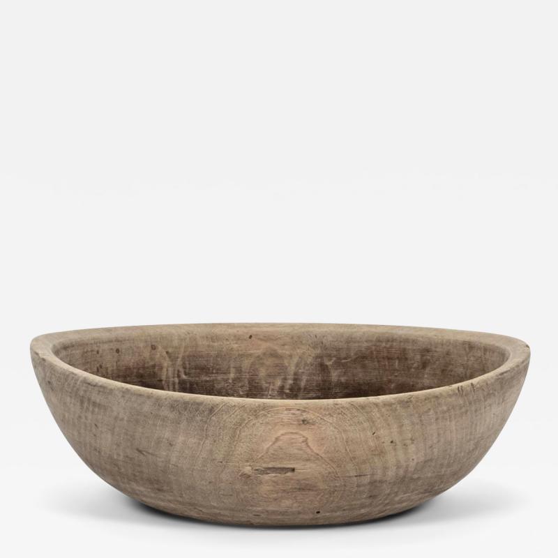 Rustic Swedish Herb Turned Bowl with Makers Brand