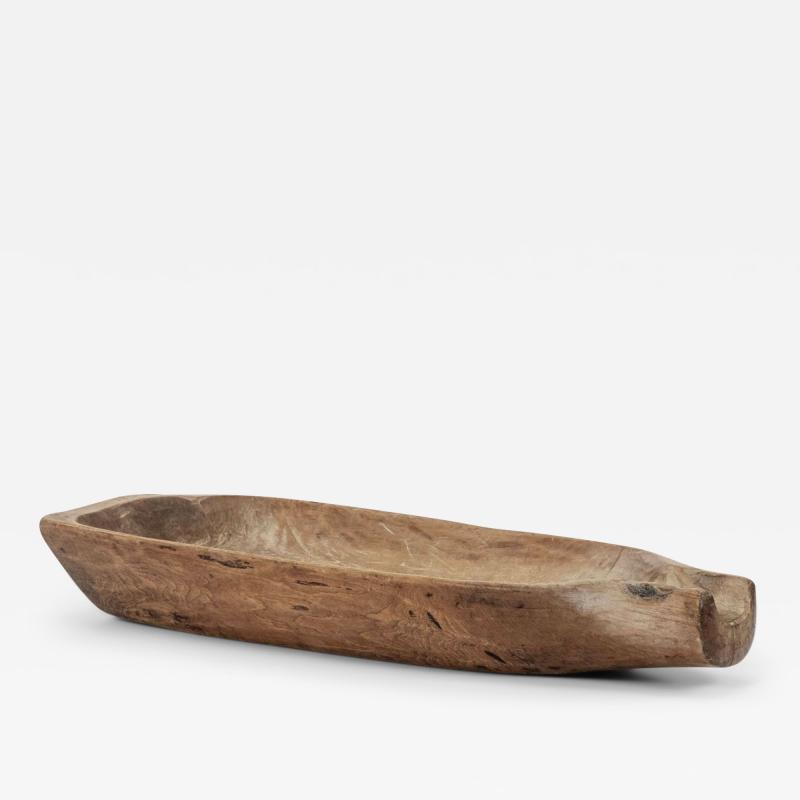 Rustic Swedish Spouted Salting Trough