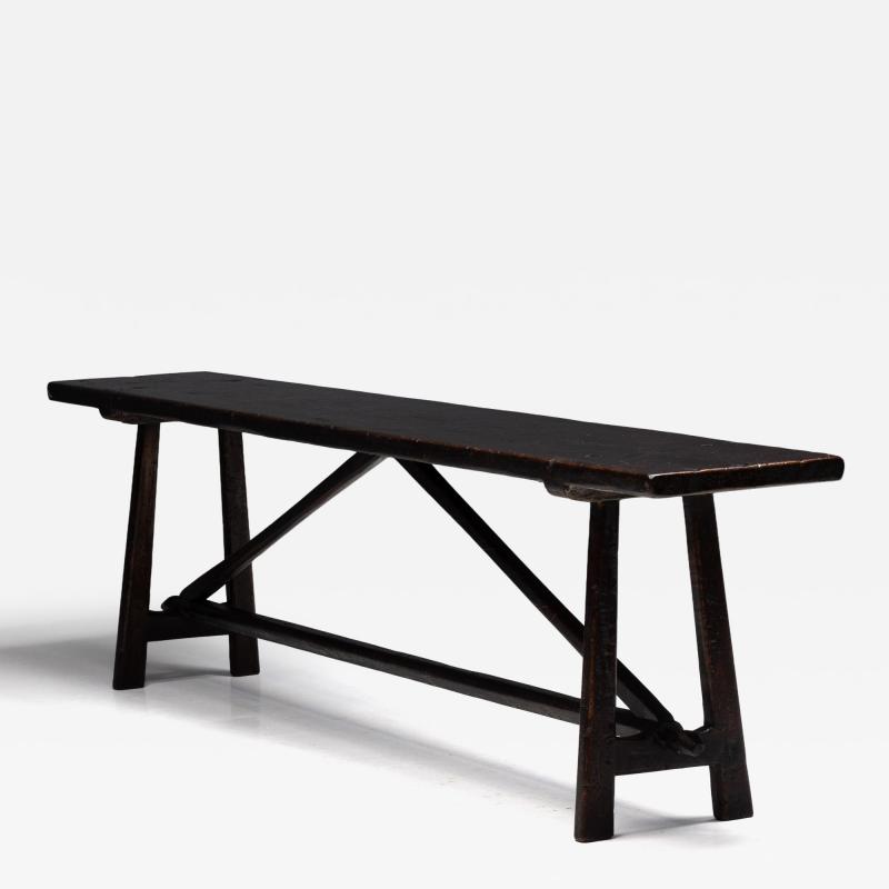 Rustic Vernacular Console Table France Early 20th Century