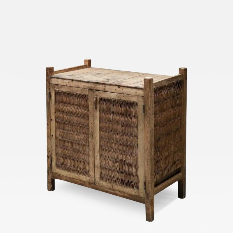 Rustic Wabi Sabi High Board Pantry Cabinet Haute Savoie Cheese Cabinet 1930