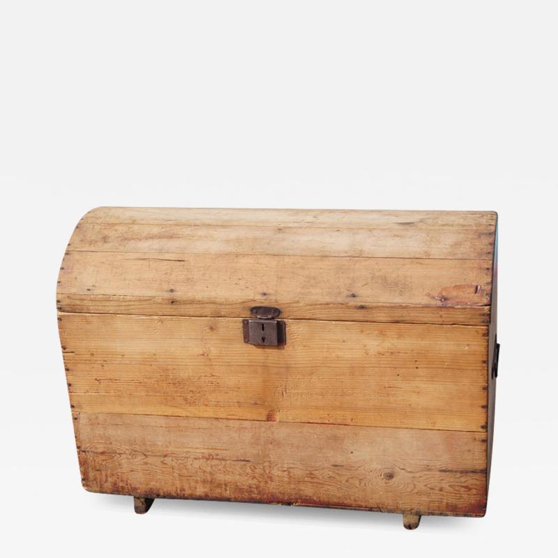 Rustic Wooden Moroccan Chest