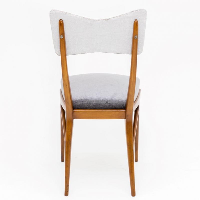 SET OF SIX ITALIAN MODERNIST DINING CHAIRS