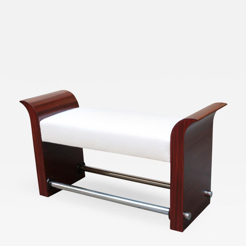 SINGLE ART DECO BENCH