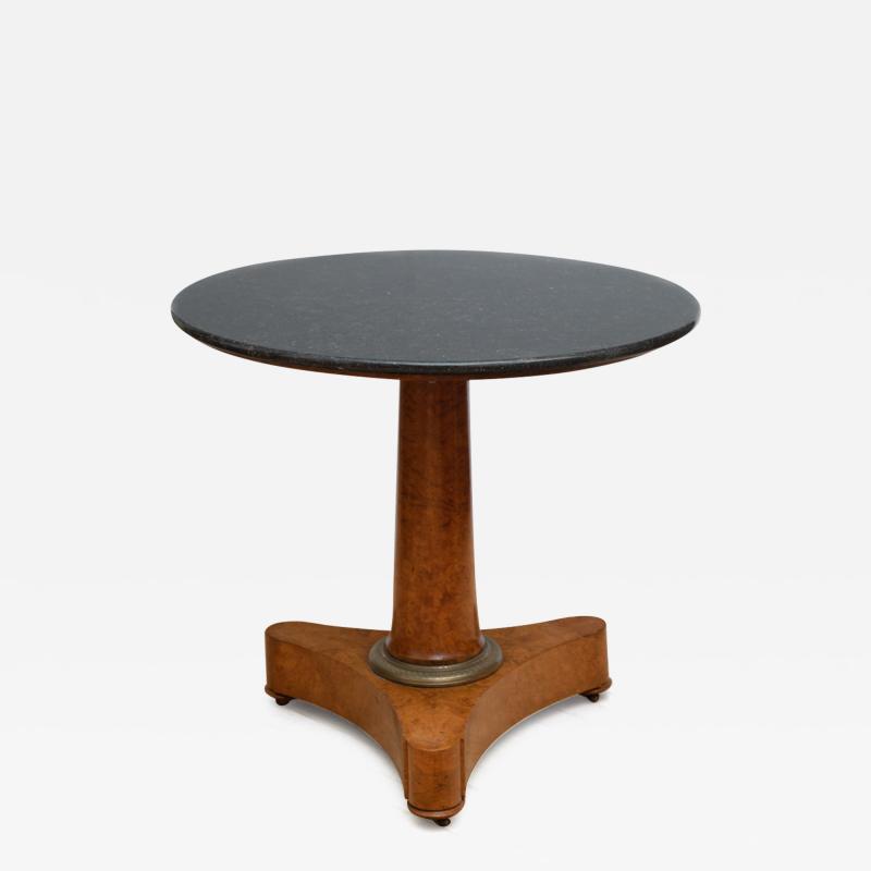 SMALL CHARLES X GU RIDON WITH BLACK MARBLE TOP