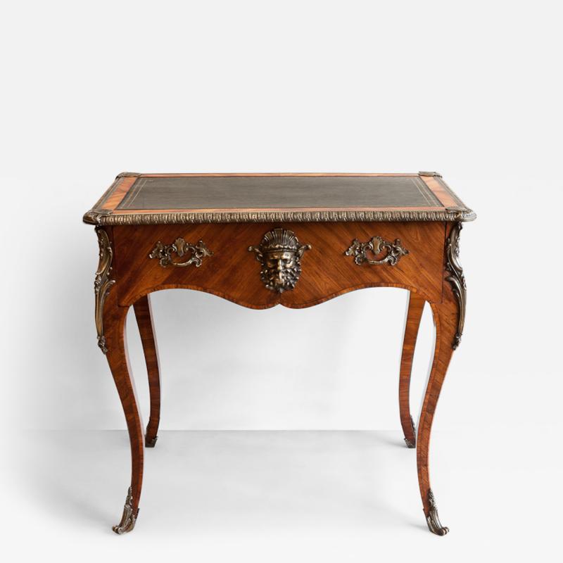 SMALL LOUIS XV STYLE KINGWOOD SIDE TABLE OR WRITING TABLE