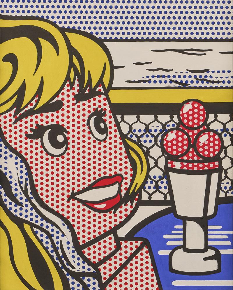 STEFANO BOLCATO Shipboard Girl Roy Lichtenstein 