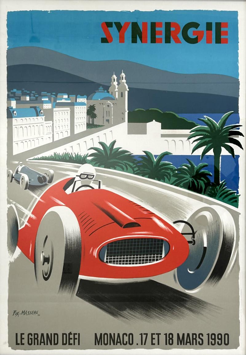 SYNERGIE VINTAGE LINEN BACKED POSTER