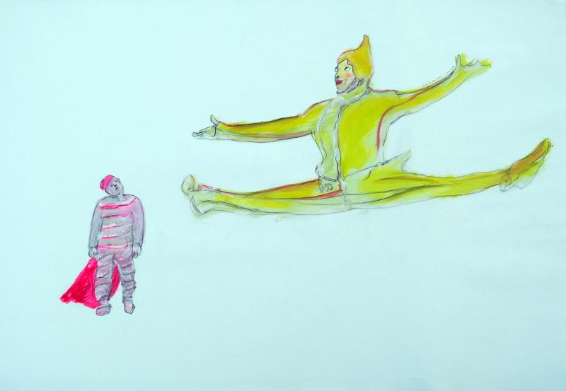 Sa Hara Imagination Circus Drawing Series 2413